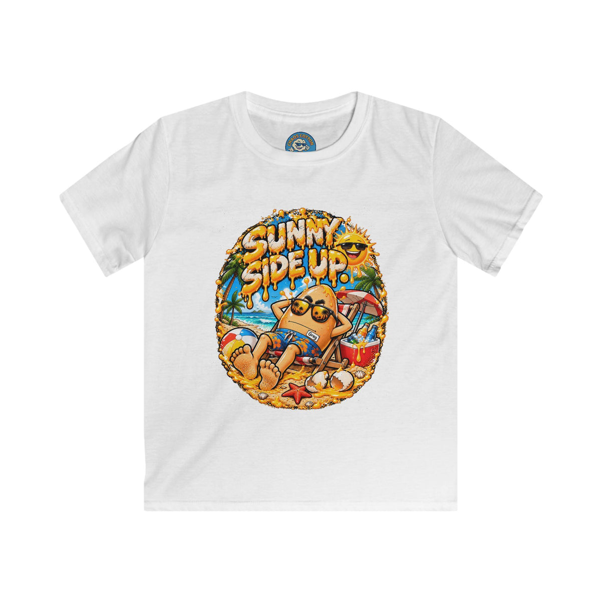 Greg the Egg "Sunny Side Up" Kids T-Shirt