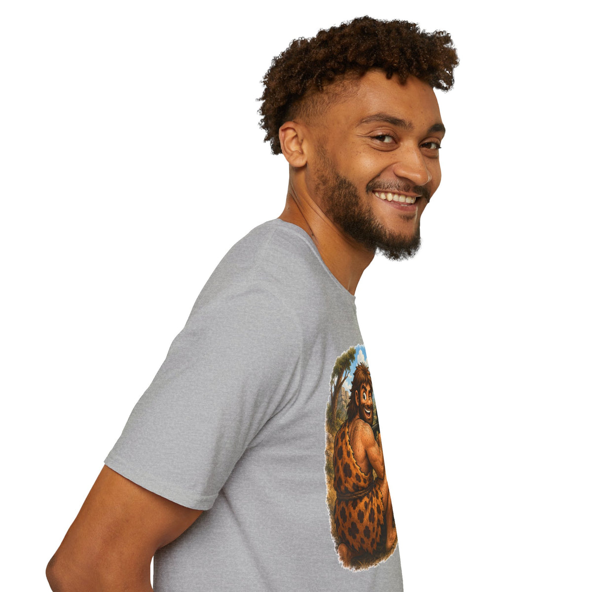 Caveman Hunting with an AR T-Shirt