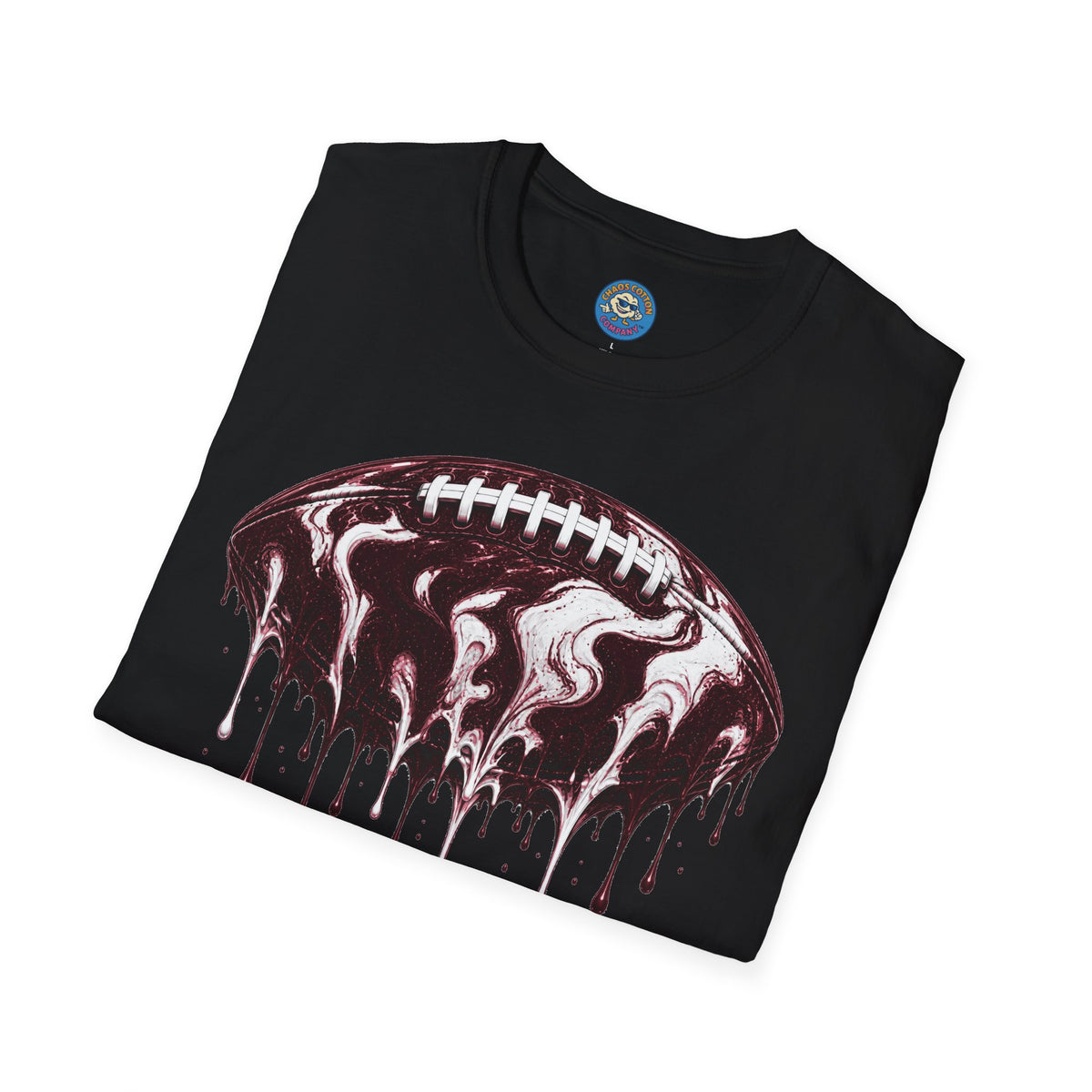 Mississippi State Bulldogs Drip Football T-Shirt