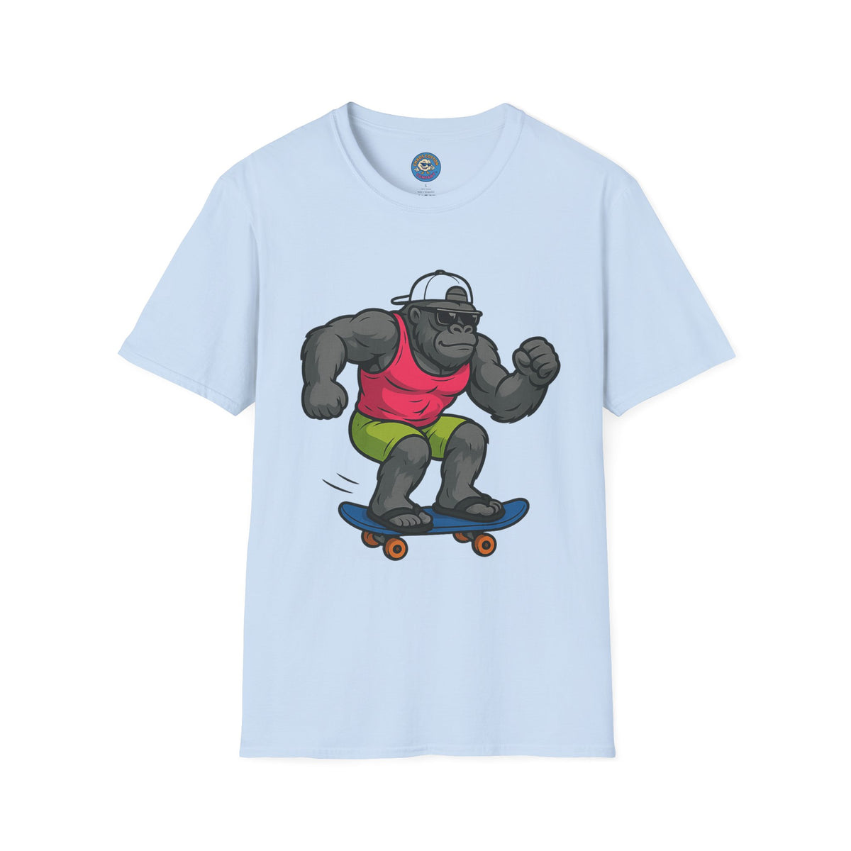Skateboarding Gorilla T-Shirt