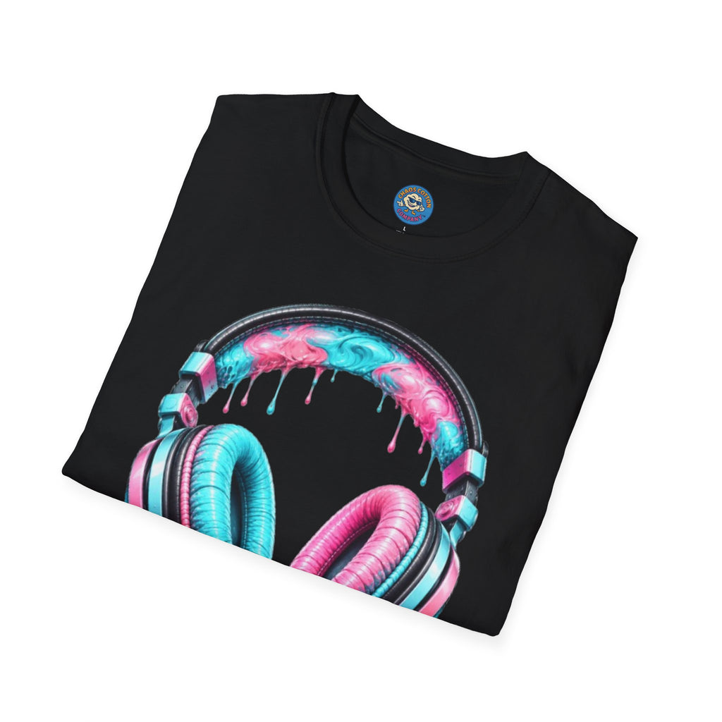 Miami Vice Drip Headphones T-Shirt