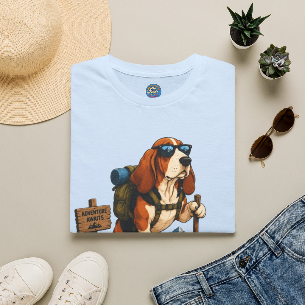 Hiking Basset Hound T-Shirt