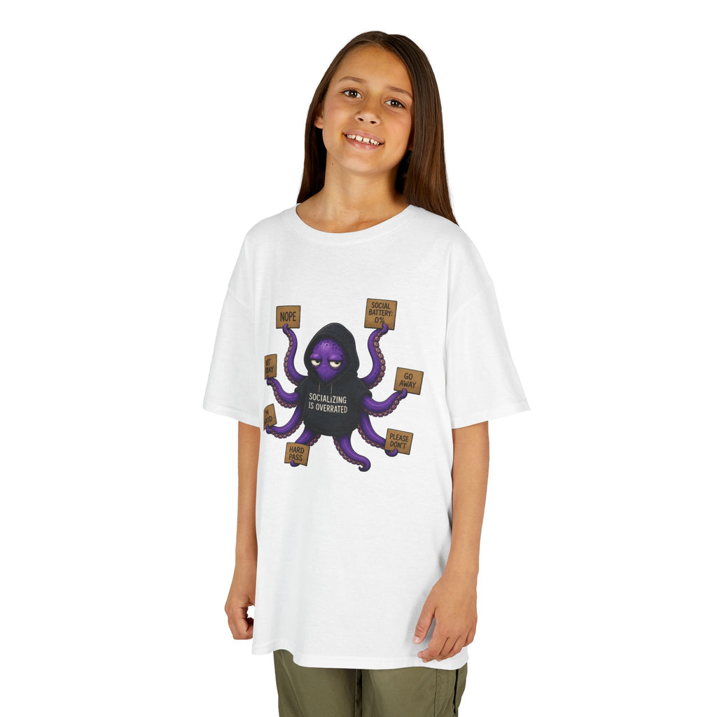 Anti-Social Octopus Kid's T-Shirt