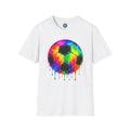 Rainbow Drip Soccer Ball T-Shirt