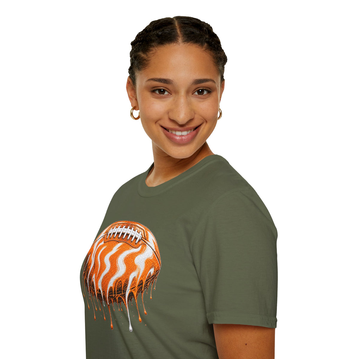 Tennessee Volunteers Drip Football T-Shirt