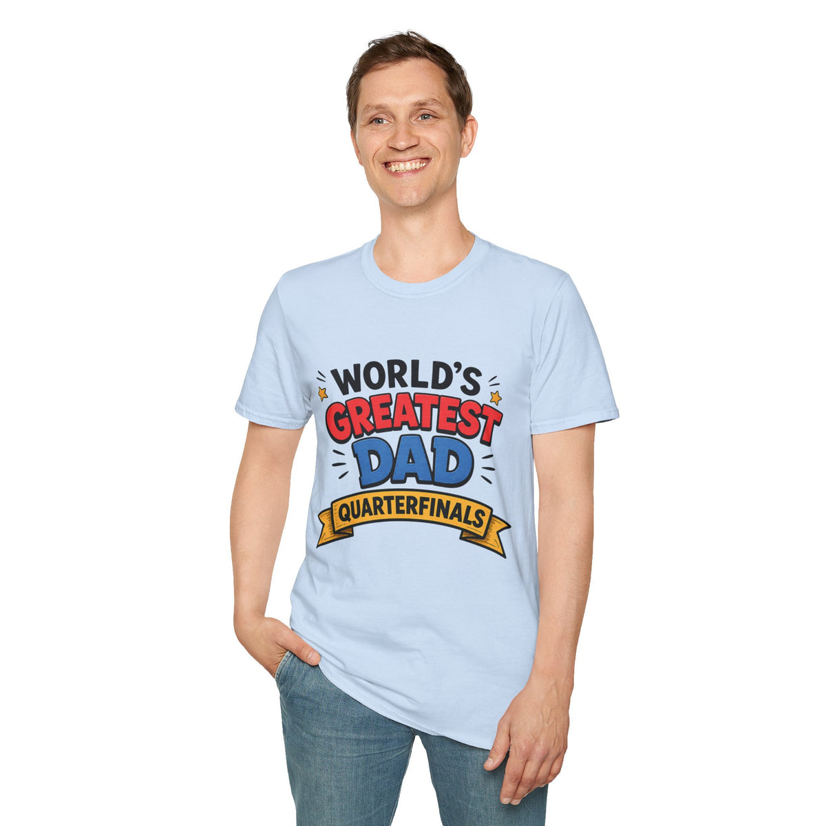 World's Greatest Dad Quarterfinals T-Shirt