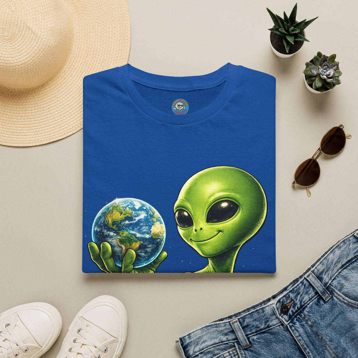 Earth in Their Hands Alien T-Shirt