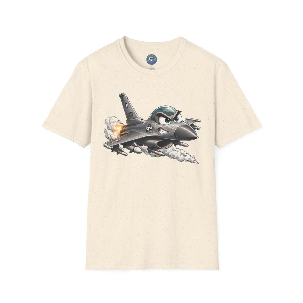 Cartoon Fighter Jet T-Shirt