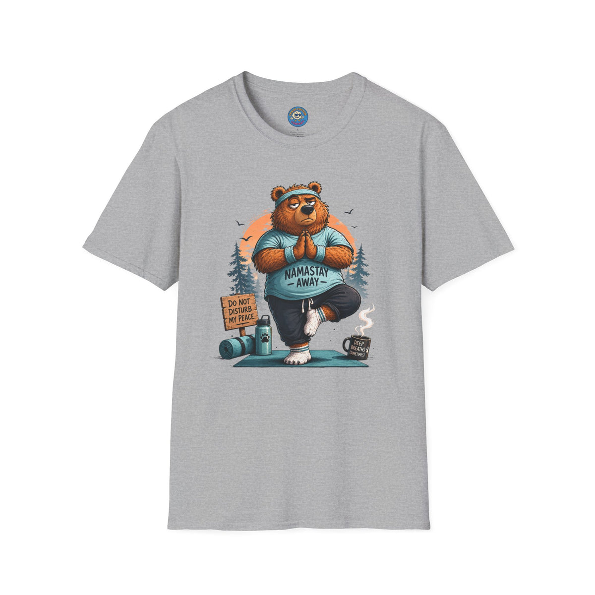 Namastay Away Bear Yoga T-Shirt