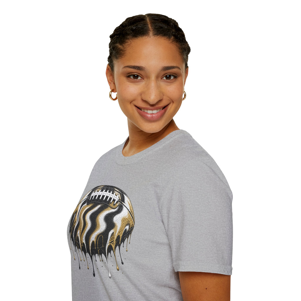 Vanderbilt Commodores Drip Football T-Shirt