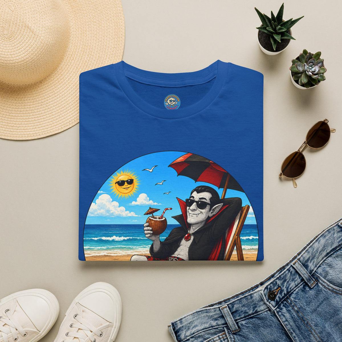 Relaxing Beach Vampire T-Shirt