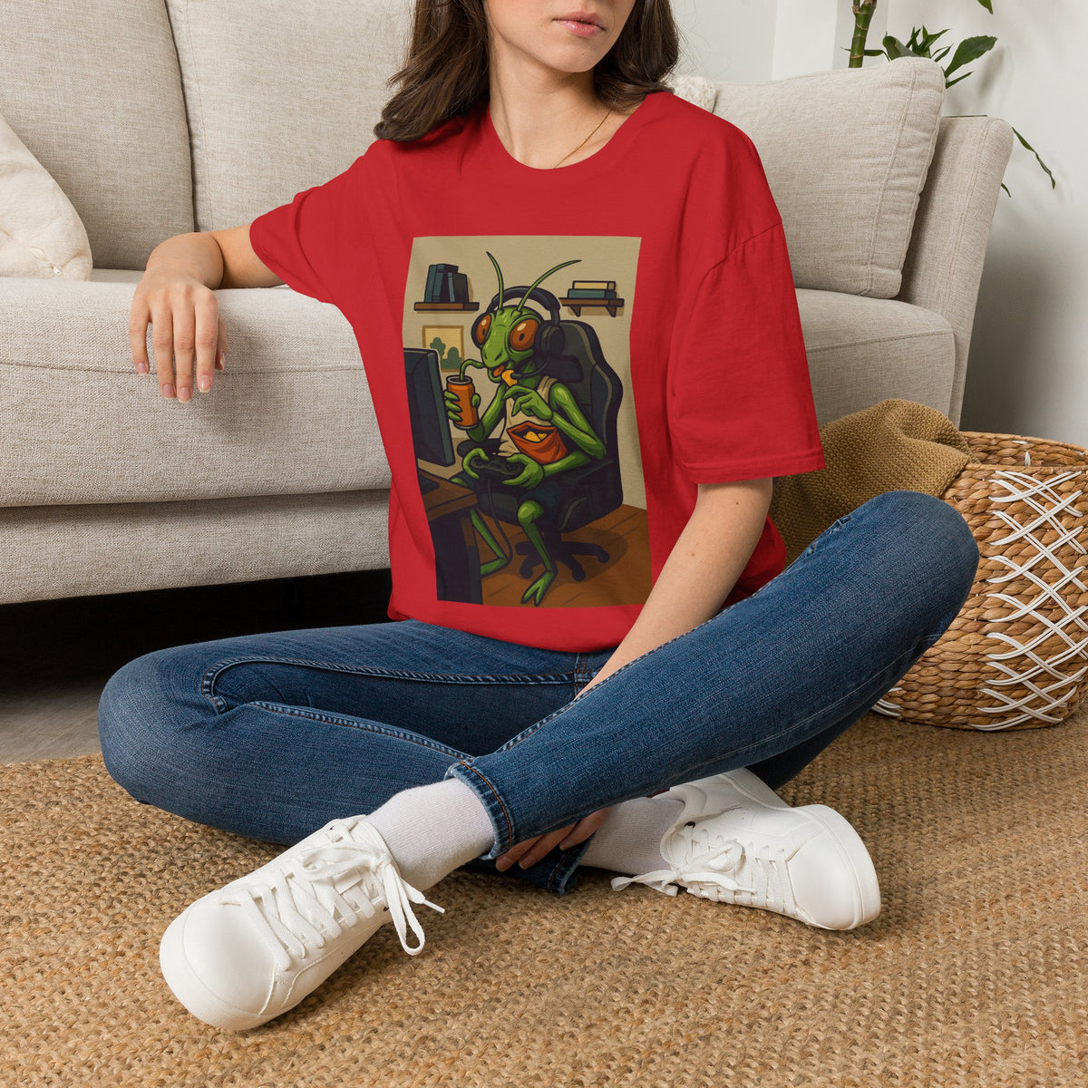 Praying Mantis Gamer T-Shirt