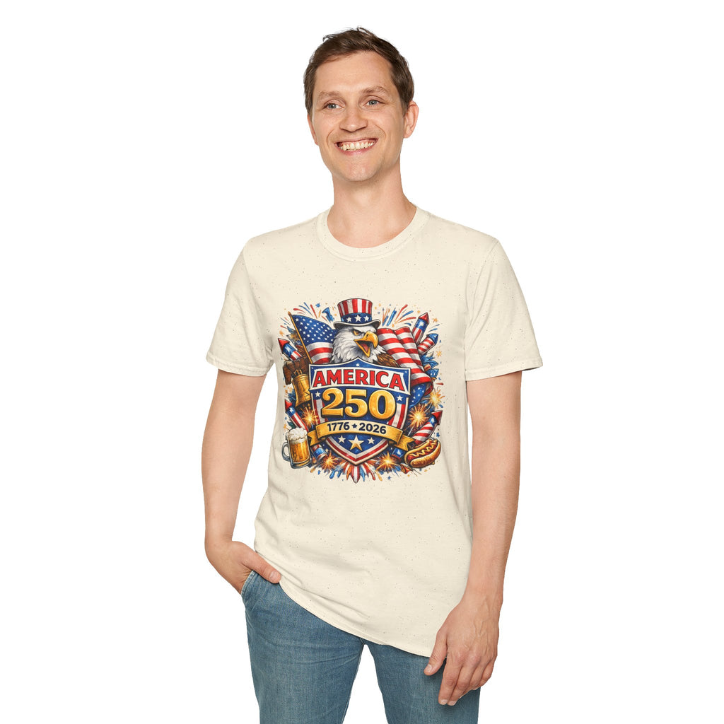 1776-2026 America 250 Patriotic T-Shirt