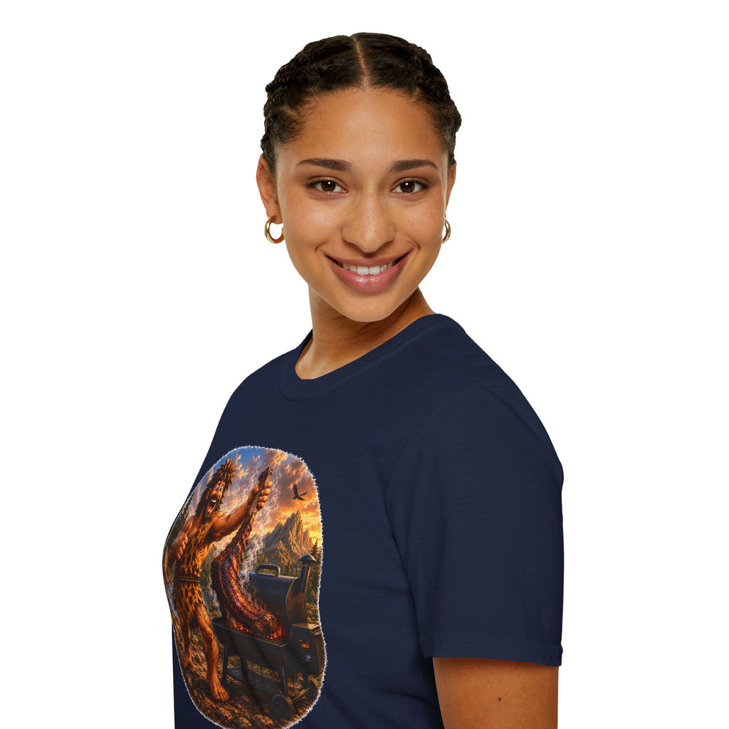 Caveman Grilling T-Shirt