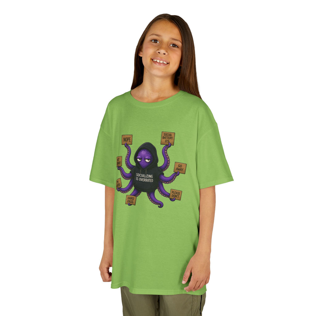 Anti-Social Octopus Kid's T-Shirt