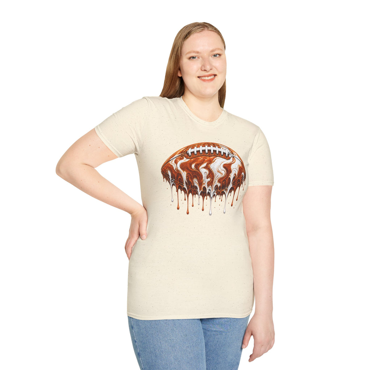 Texas Longhorns Drip Football T-Shirt