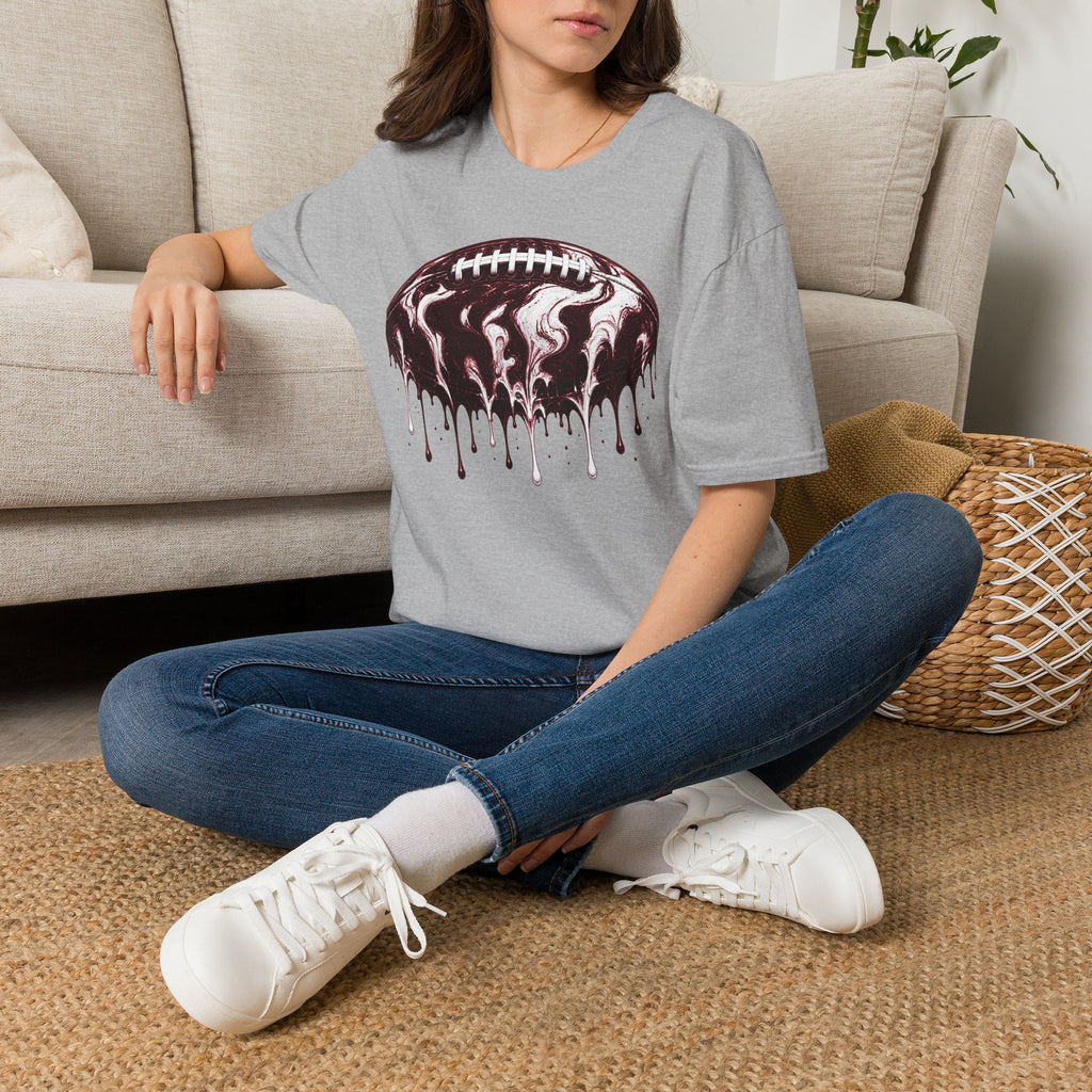 Mississippi State Bulldogs Drip Football T-Shirt