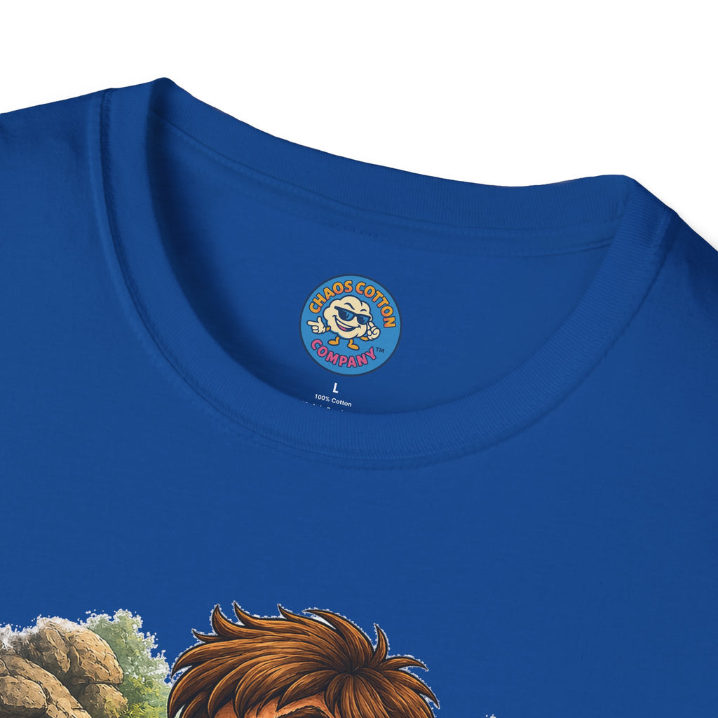 Caveman Discovers a Lighter T-Shirt