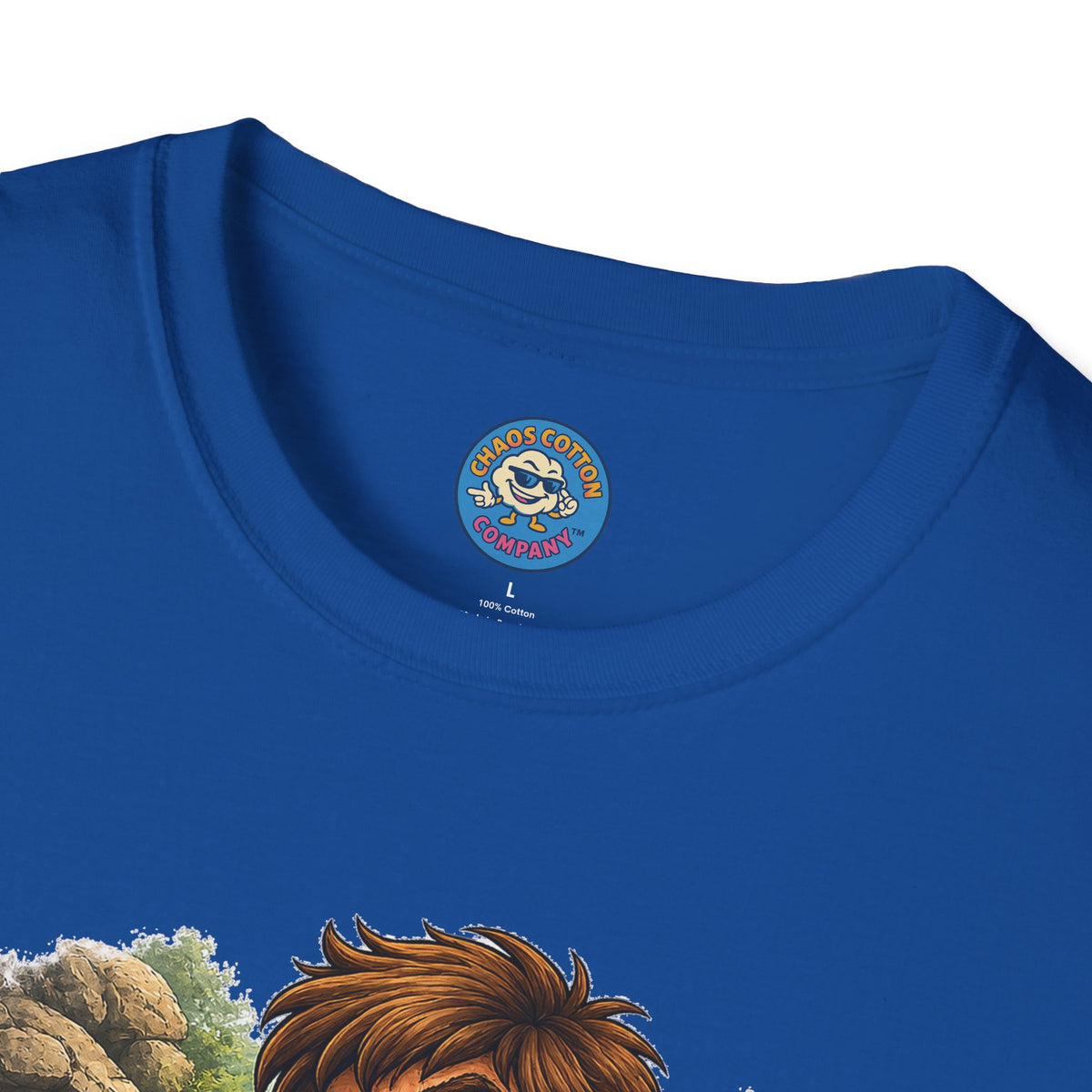 Caveman Discovers a Lighter T-Shirt