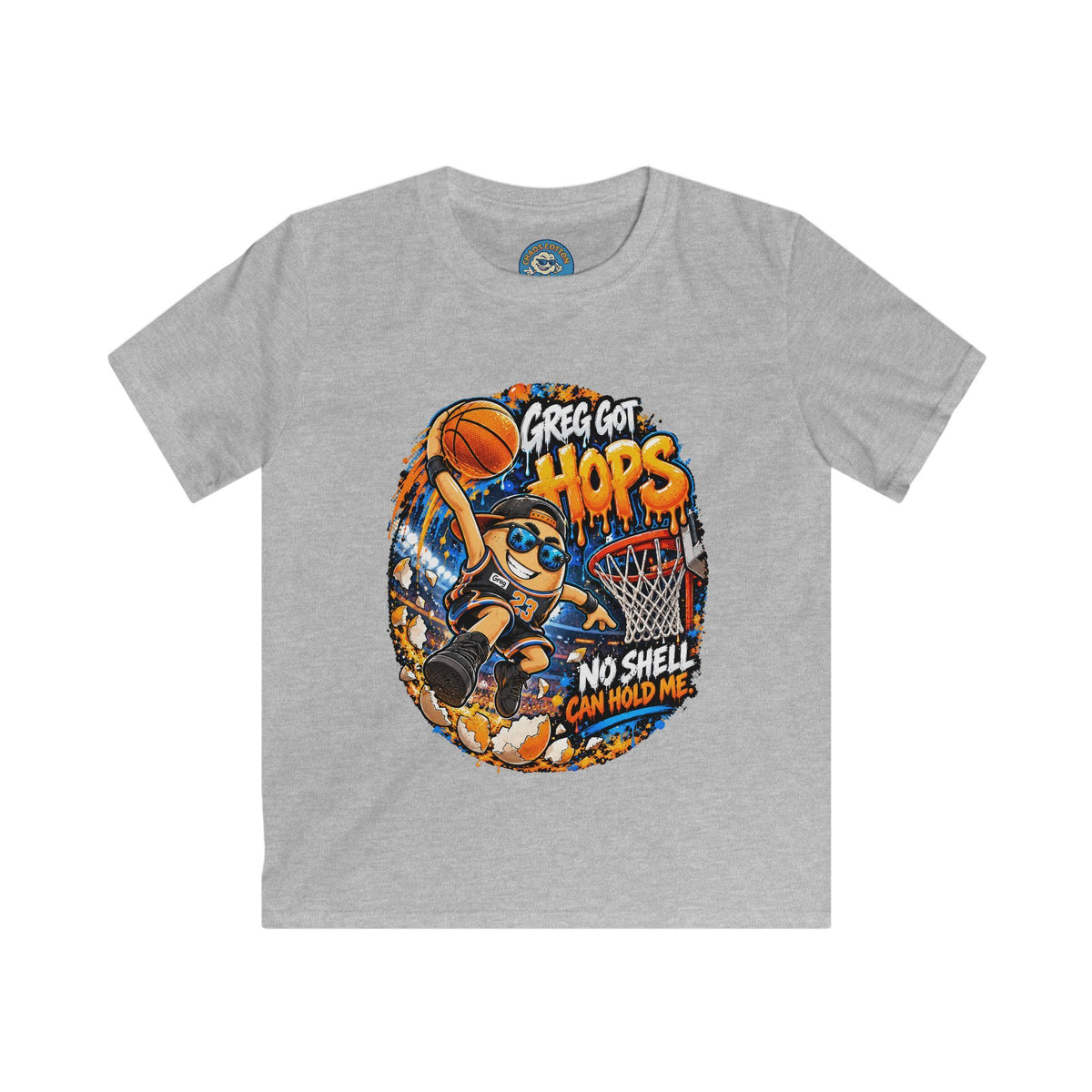 Greg the Egg "Greg Got Hops" Kids T-Shirt