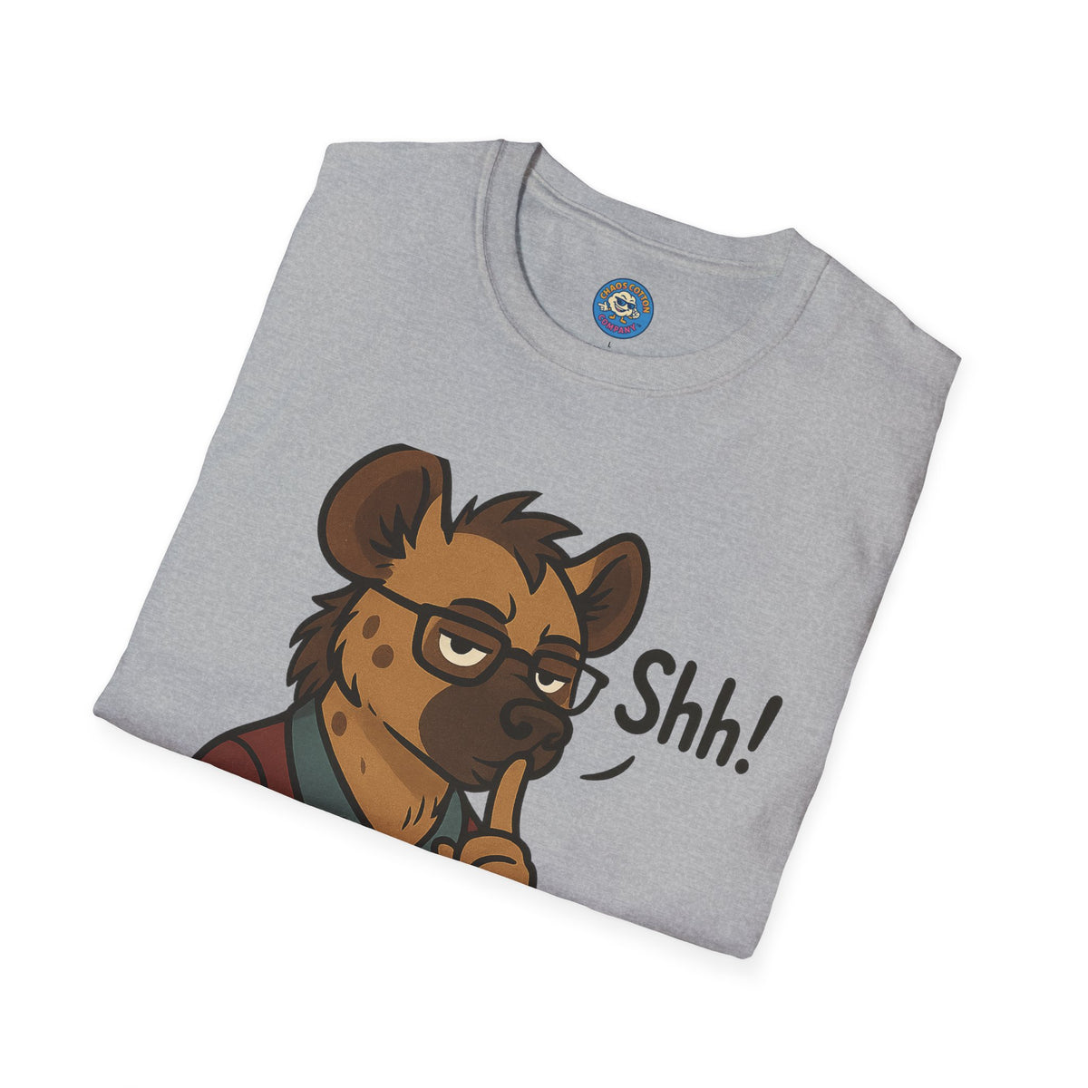 The Quiet Hyena Librarian T-Shirt