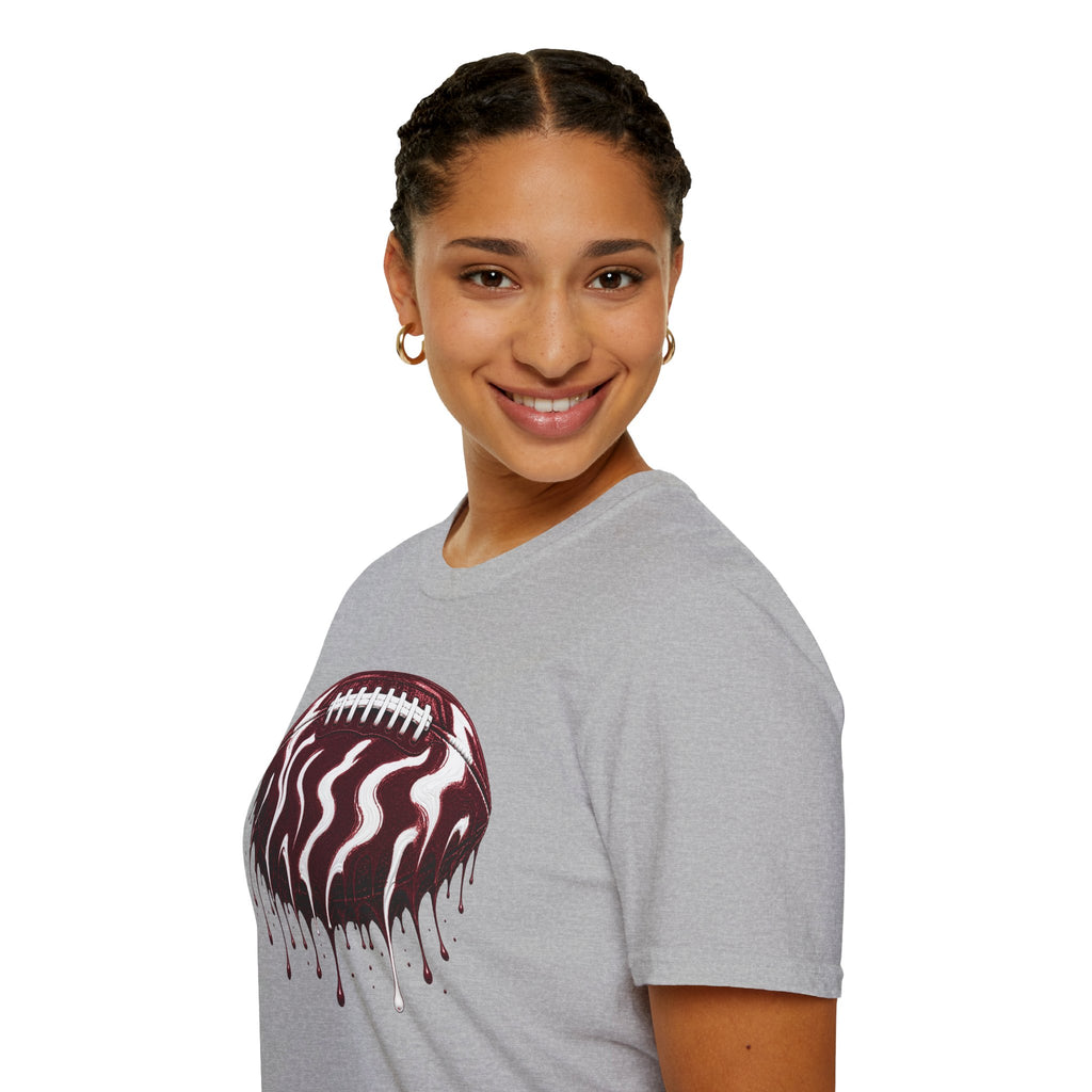 Texas A&M Aggies Drip Football T-Shirt