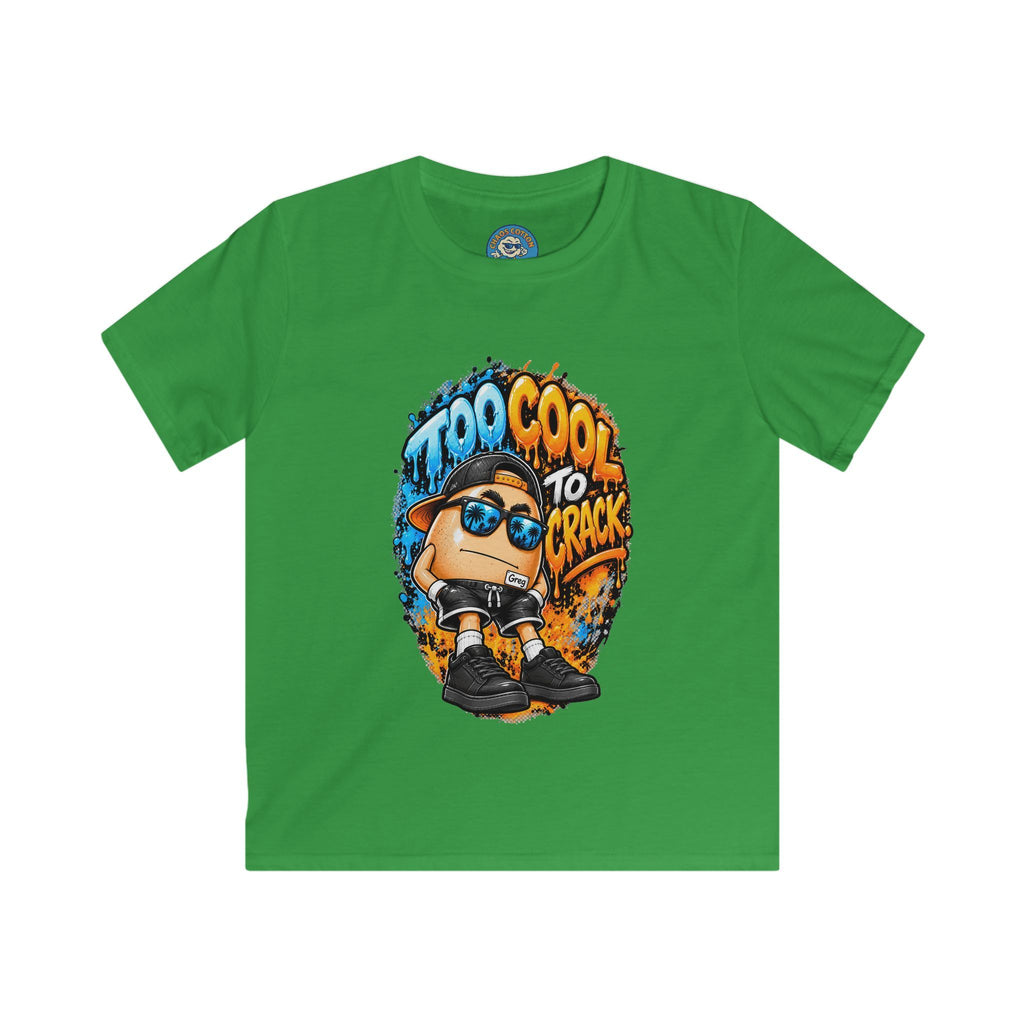 Greg the Egg " Too Cool to Crack" Kids T-Shirt