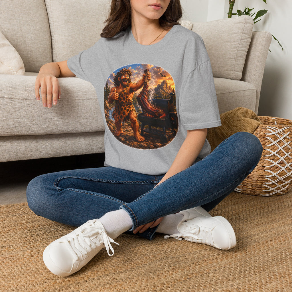 Caveman Grilling T-Shirt