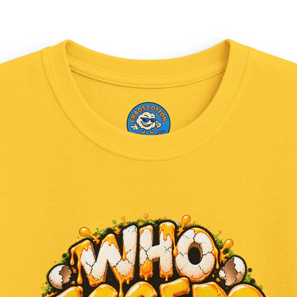 Greg the Egg "Who Egged" Kids T-Shirt