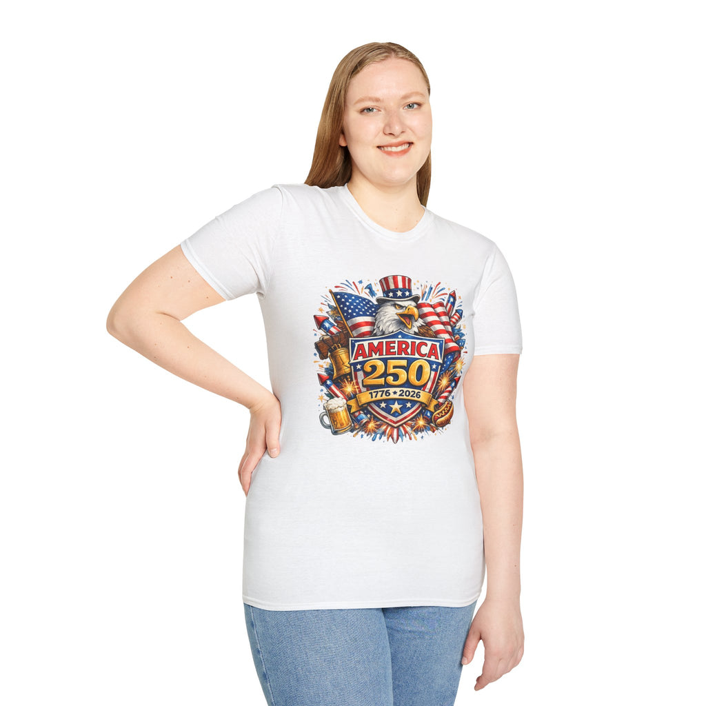 1776-2026 America 250 Patriotic T-Shirt