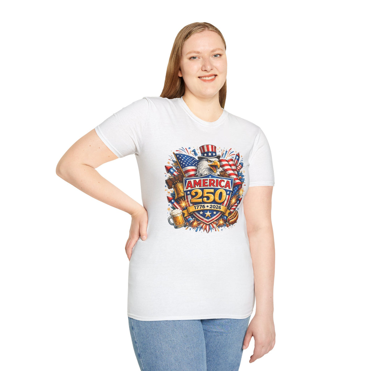 1776-2026 America 250 Patriotic T-Shirt